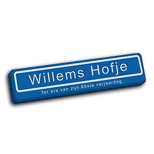 straatnaambord cadeau